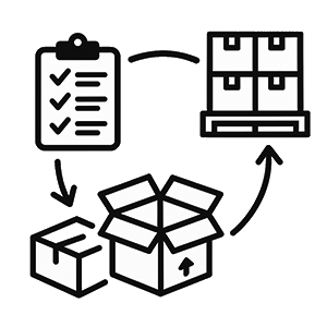 当社が選ばれる理由:キッティング・納期一元管理で調達業務を効率化